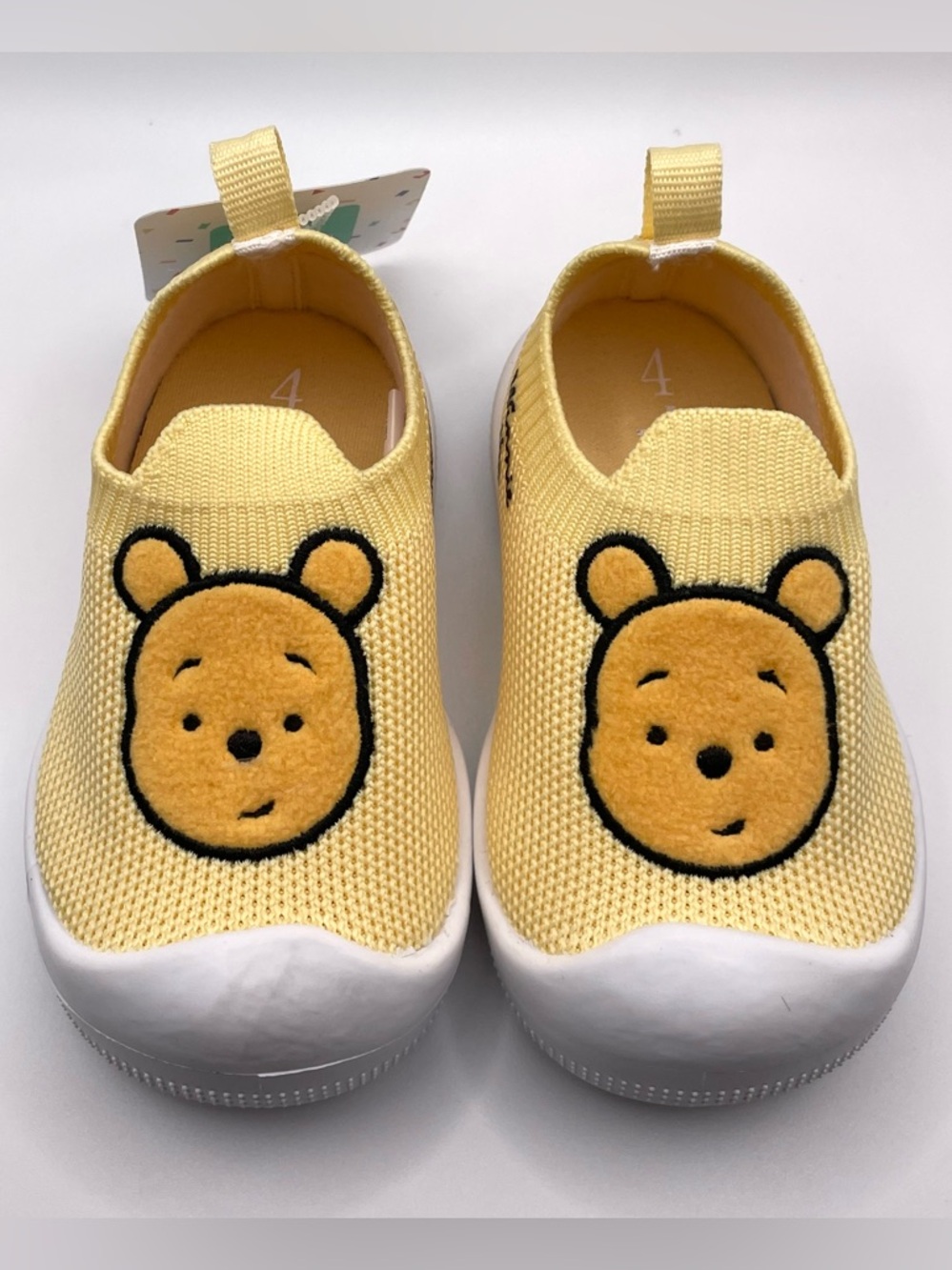 Disney Baby Yellow Winnie the Pooh Slip-On Kids Shoes